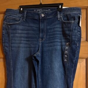 Maurices Dark Blue Flare Jeans